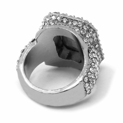 SILVER BLACK RUBY ICED