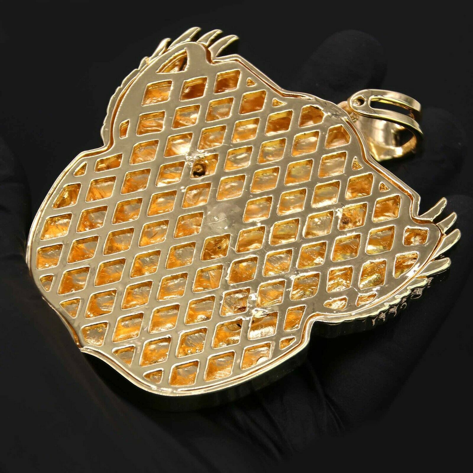 3PC Set – Paid Badge Pendant with 18"/20" Iced Cuban Chains (Gold)