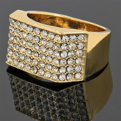 GOLD 6 ROW RECTANGLE