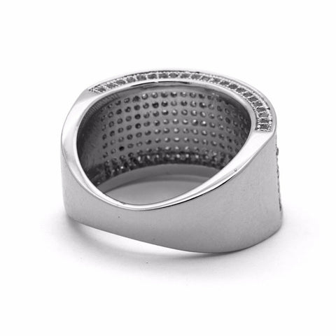 SILVER ROUND DOME ICED