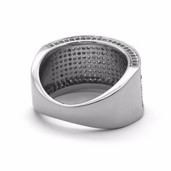 SILVER ROUND DOME ICED