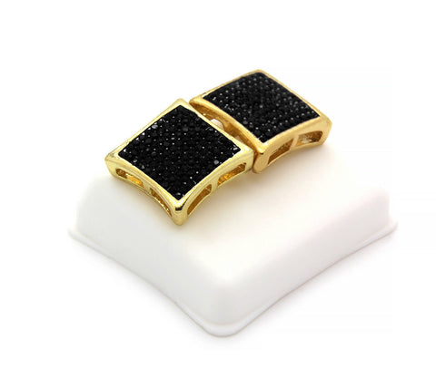 Black Cz Kite Dome 10 Row