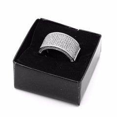 SILVER ROUND DOME ICED