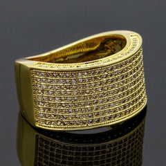 GOLD ROUND DOME ICED