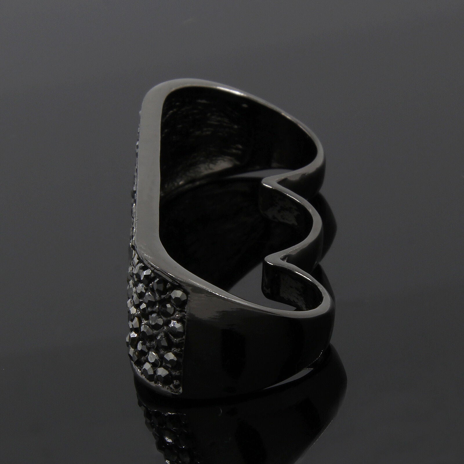 HEMATITE 3 FINGER KNUCKLE ICED