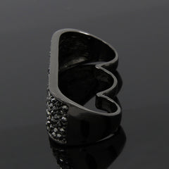 HEMATITE 3 FINGER KNUCKLE ICED