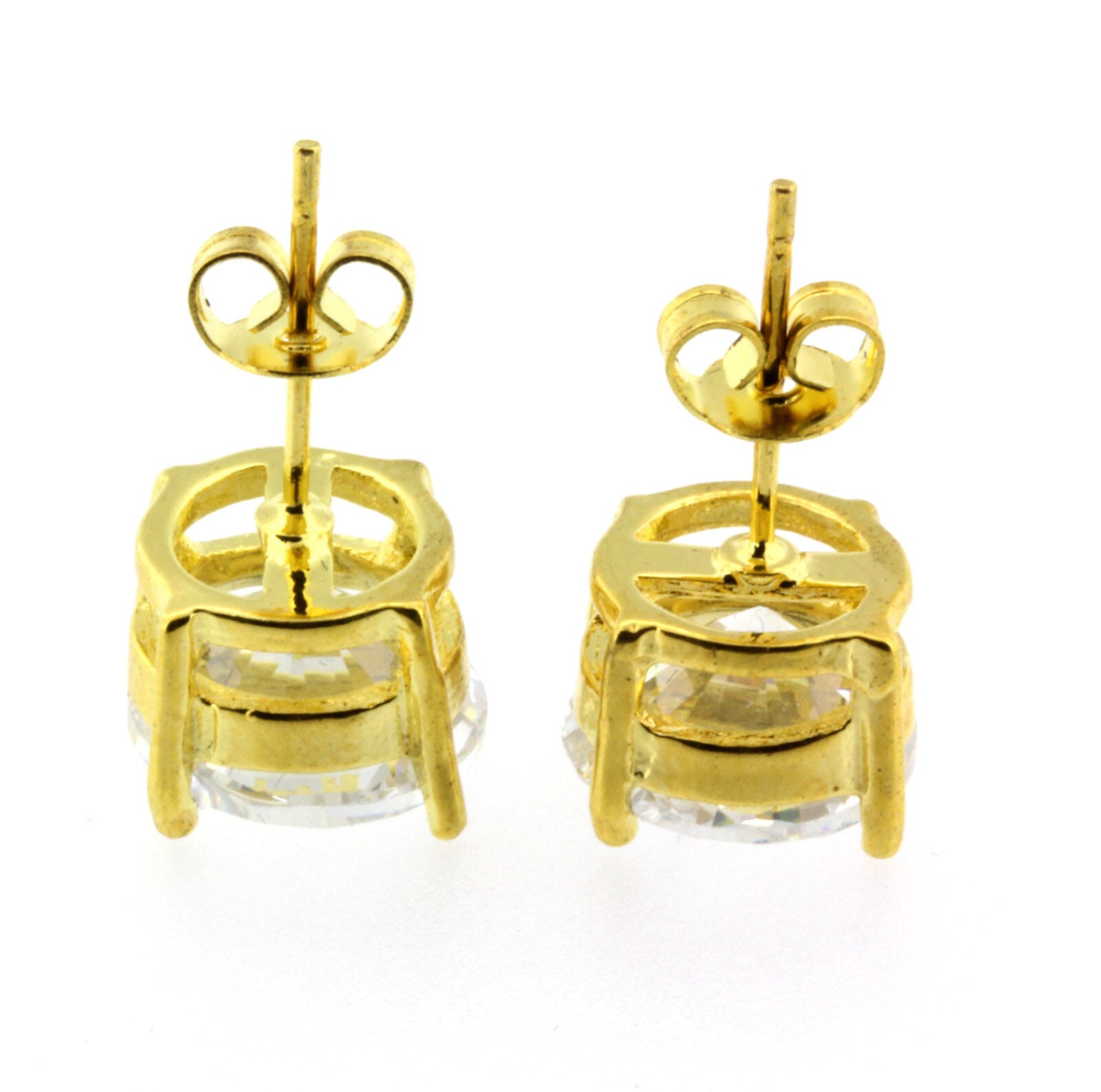 Gold Cz Circle Cubic 6 pcs