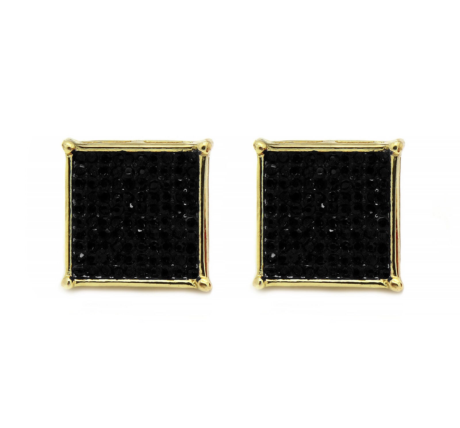 Black Cz Table Corner 10 Row
