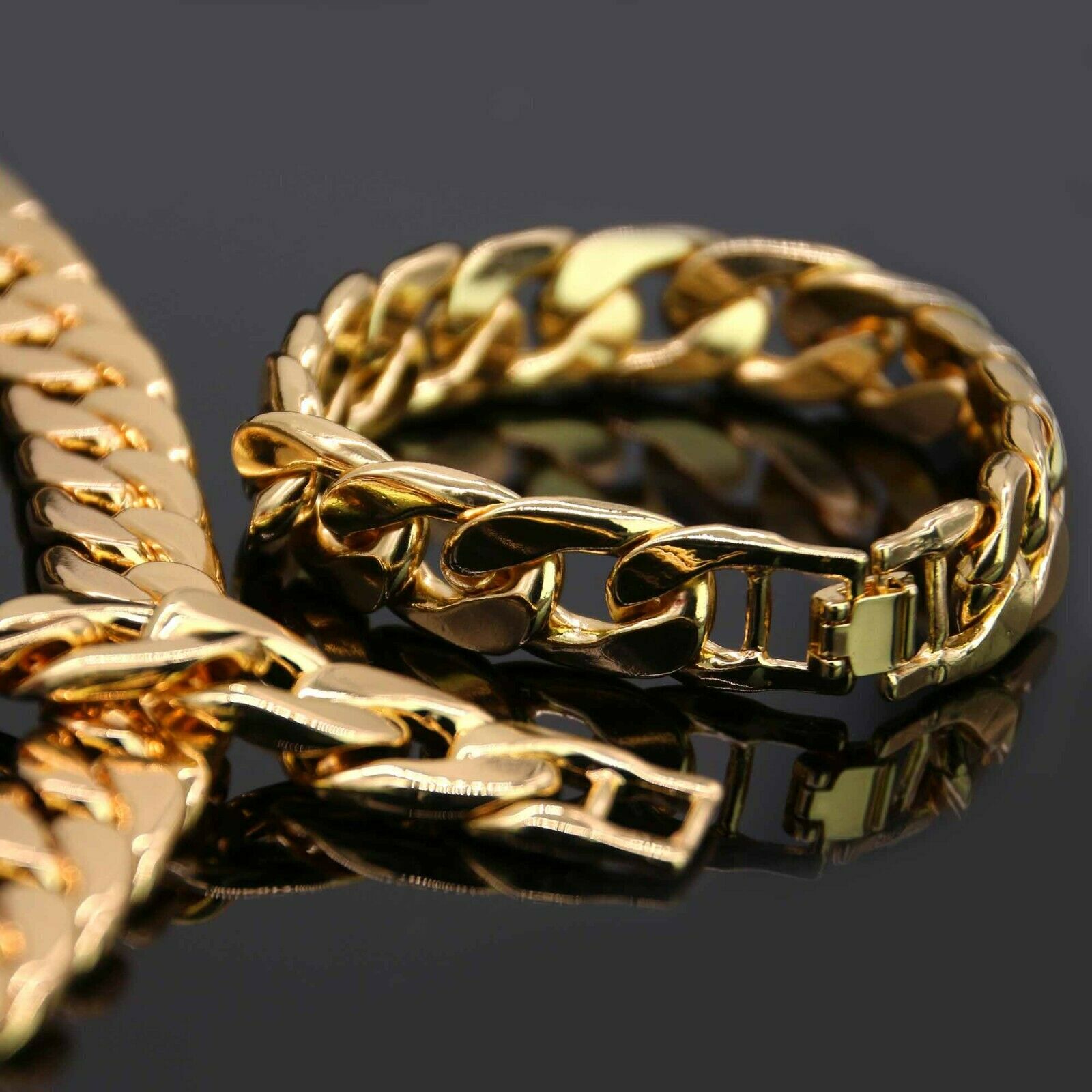 XL Bread Winner Pendant 30" Cuban Chain & Bracelet