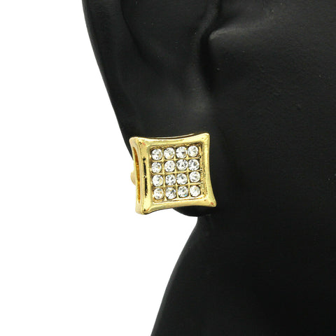 Cz KITE GOLD FILLED EARRINGS