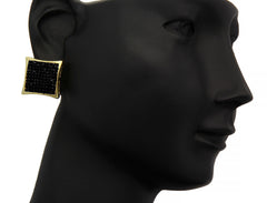 Black Cz Kite Dome 10 Row