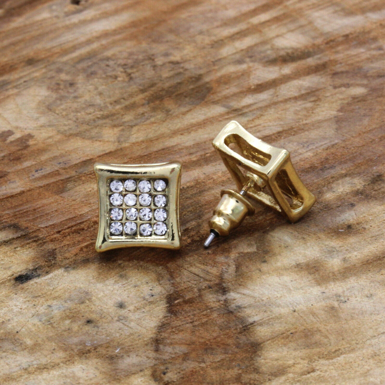 Cz KITE GOLD FILLED EARRINGS