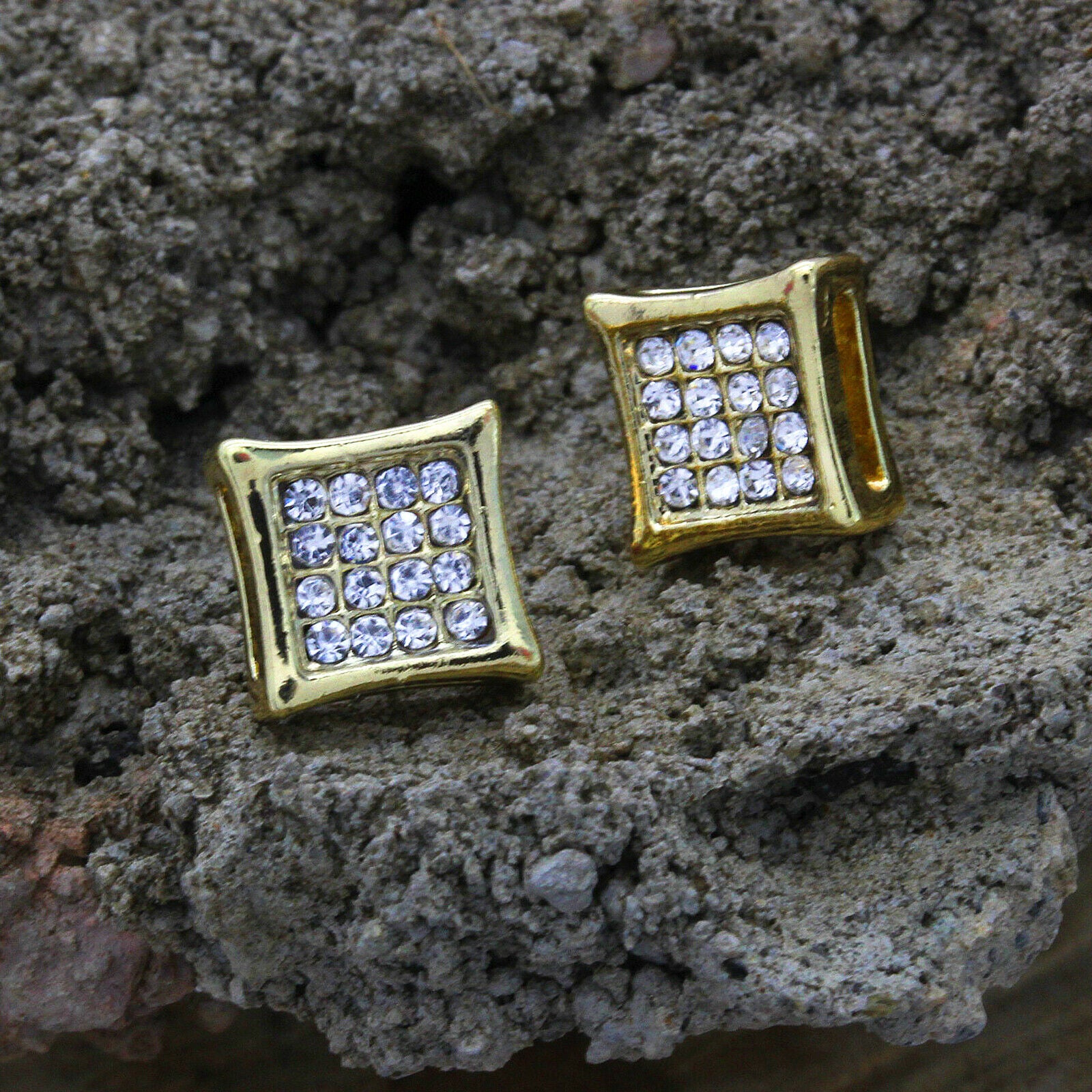 Cz KITE GOLD FILLED EARRINGS