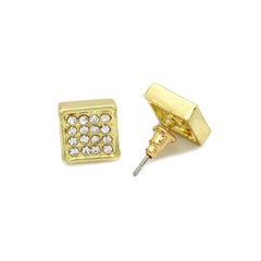 Cz Micro Pave GOLD FILLED EARRINGS