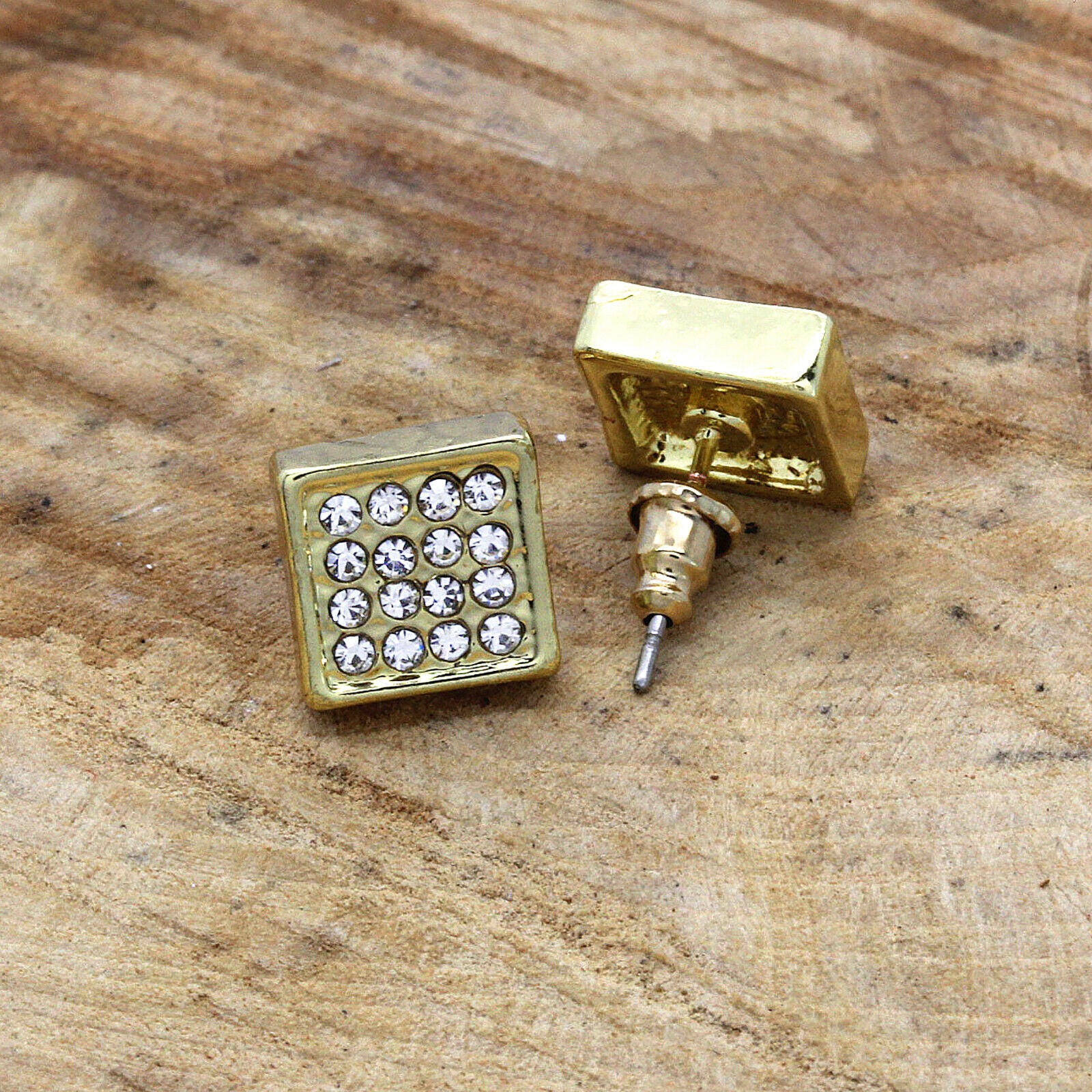 Cz Micro Pave GOLD FILLED EARRINGS