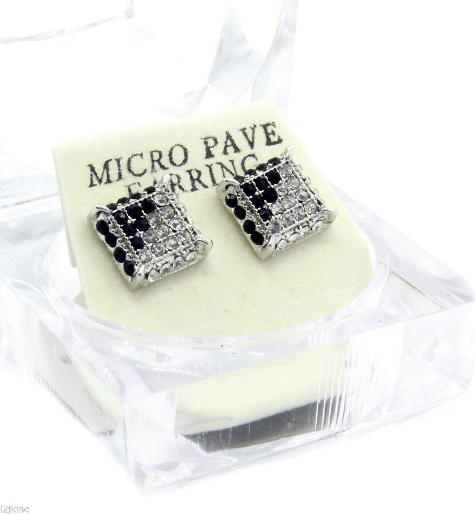 CUBE BLACK/CLEAR SILVER FILLED
