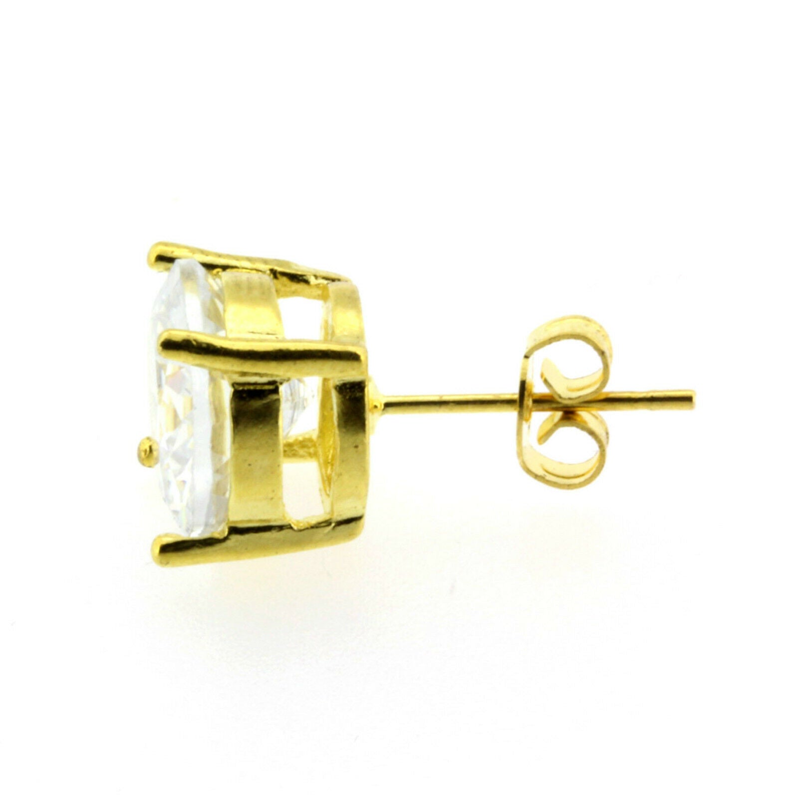 Gold Cz Circle Cubic 6 pcs