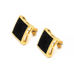 Black Cz Kite Dome 10 Row