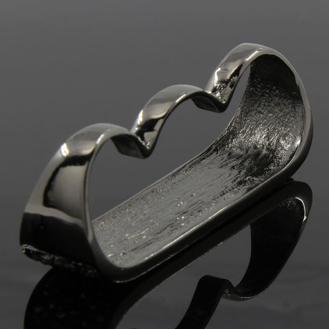 HEMATITE 3 FINGER KNUCKLE ICED