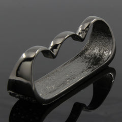 HEMATITE 3 FINGER KNUCKLE ICED