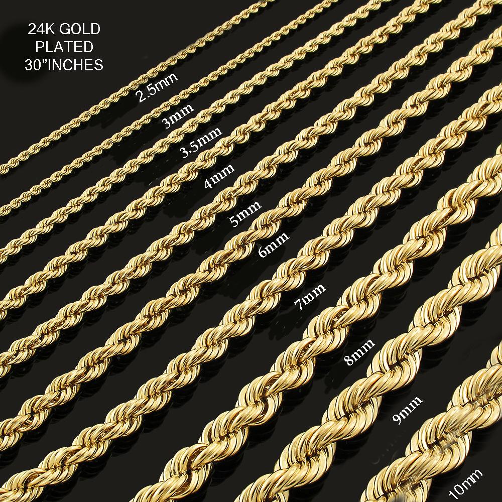 Gold Rope Chain 30"