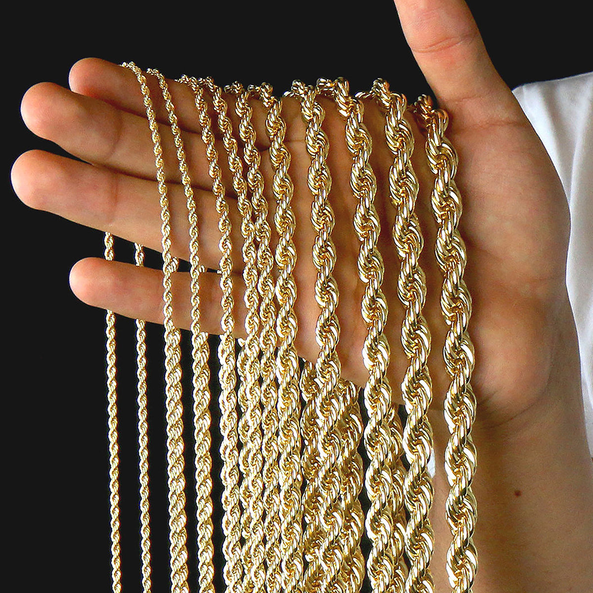 Gold Rope Chain 30"
