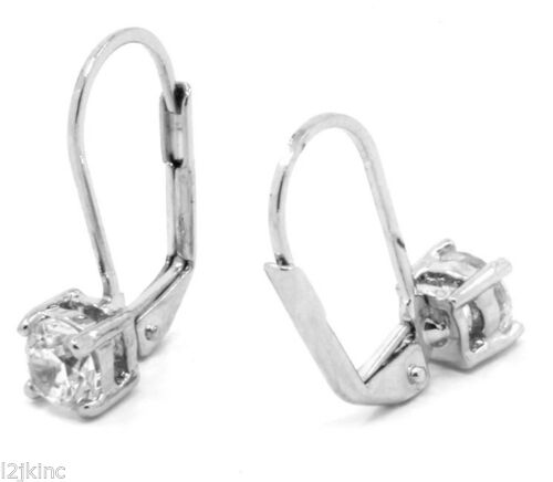 Cz Silver French Hook Drop