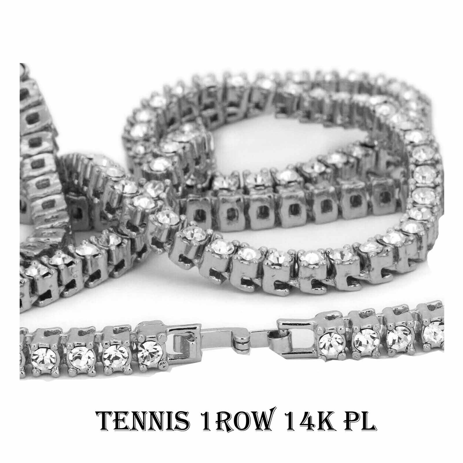 SILVER TENNIS CHAIN 30"