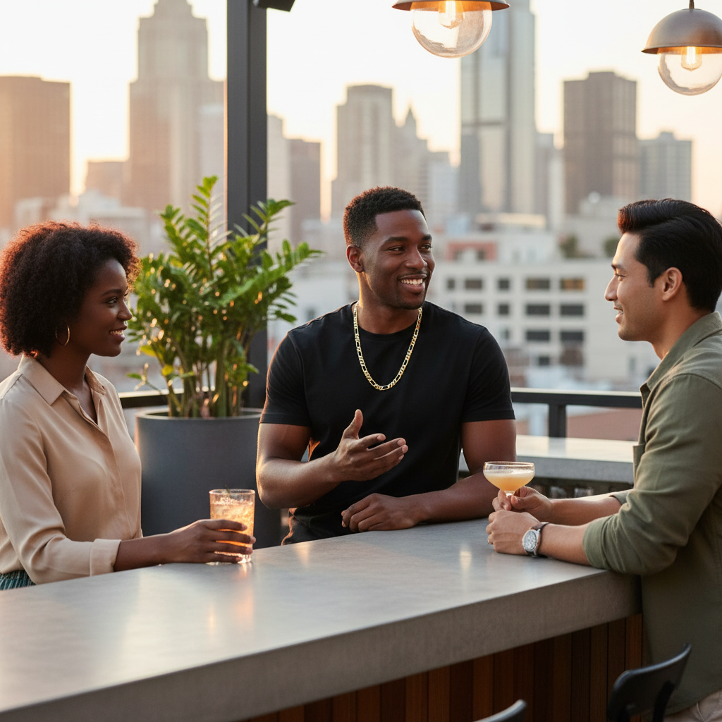 10 MM/24" FIGARO LINK CHAIN NECKLACE 14K REAL GOLD FILLED
