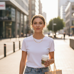 6 MM/18" FIGARO LINK CHAIN NECKLACE SLIM 14K REAL GOLD FILLED