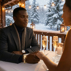 10MM/9" 14K GOLD FINISH WIDE FIGARO LINK BRACELET