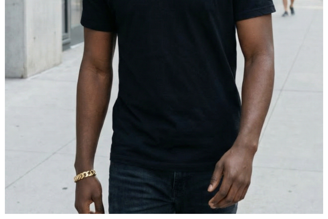 11MM/9"INCHES 14K GOLD FINISH  WIDE FIGARO LINK BRACELET