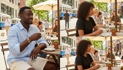 12MM/9"INCHES  14K GOLD FINISH FIGARO LINK BRACELET