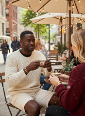 12MM/9"INCHES  14K GOLD FINISH FIGARO LINK BRACELET