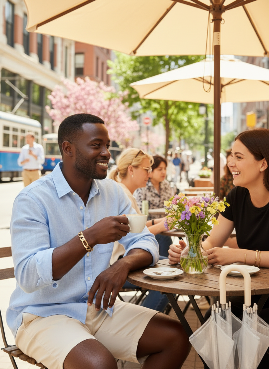 12MM/9"INCHES  14K GOLD FINISH FIGARO LINK BRACELET