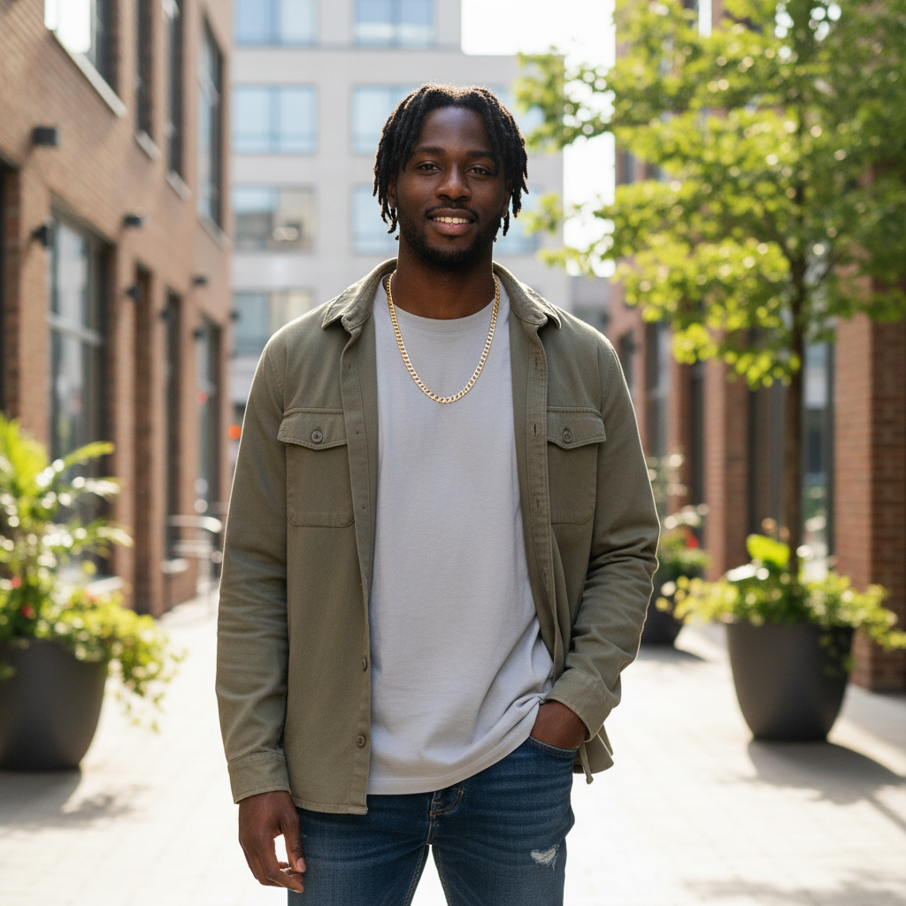 7mm 24" Flat Cuban Chain Necklace