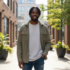 7mm 24" Flat Cuban Chain Necklace