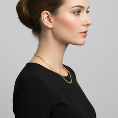 5mm 24" Flat Cuban Chain Necklace