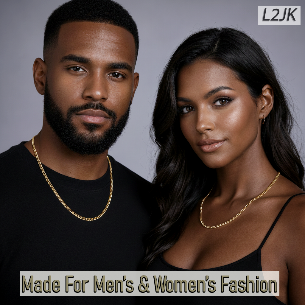 4 mm 20" 24" 30" Slim Cuban Chain Necklace