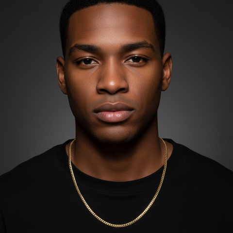 3mm 20" 24" 30" Slim Cuban Chain Necklace