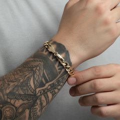 8MM / 8” Figaro Bracelet – Medium Fit-Bold, clean, and timeless