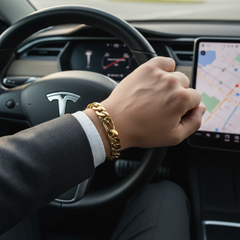 11MM/9" FIGAROM BRACELET – Heavy, Bold, Statement Piece 14k STAMPED