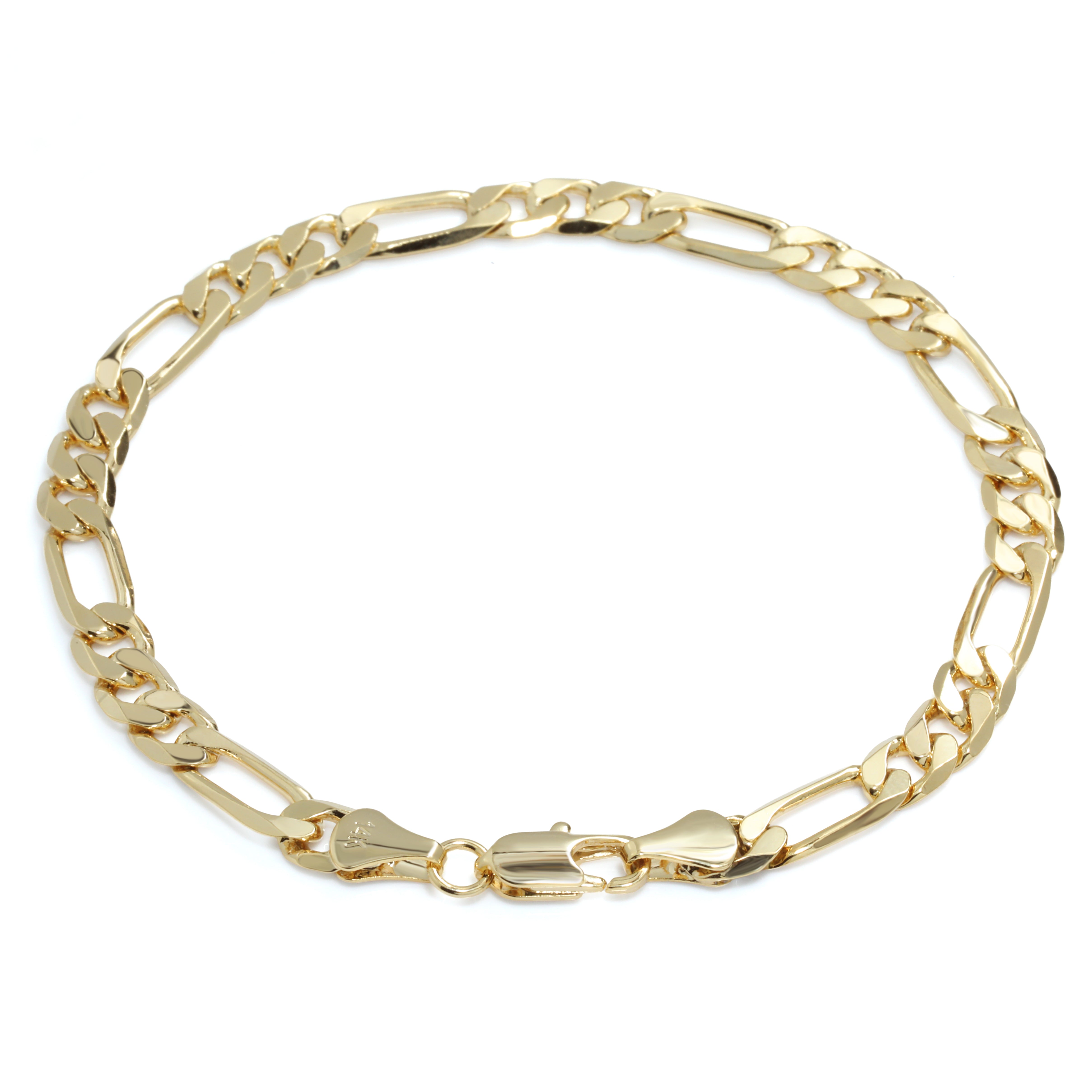 6MM / 8” Figaro Bracelet – Slim Fit, Clean Timeless Design