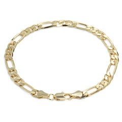 6MM / 8” Figaro Bracelet – Slim Fit, Clean Timeless Design