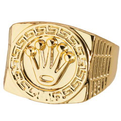 18k Gold Crown Ring Plated