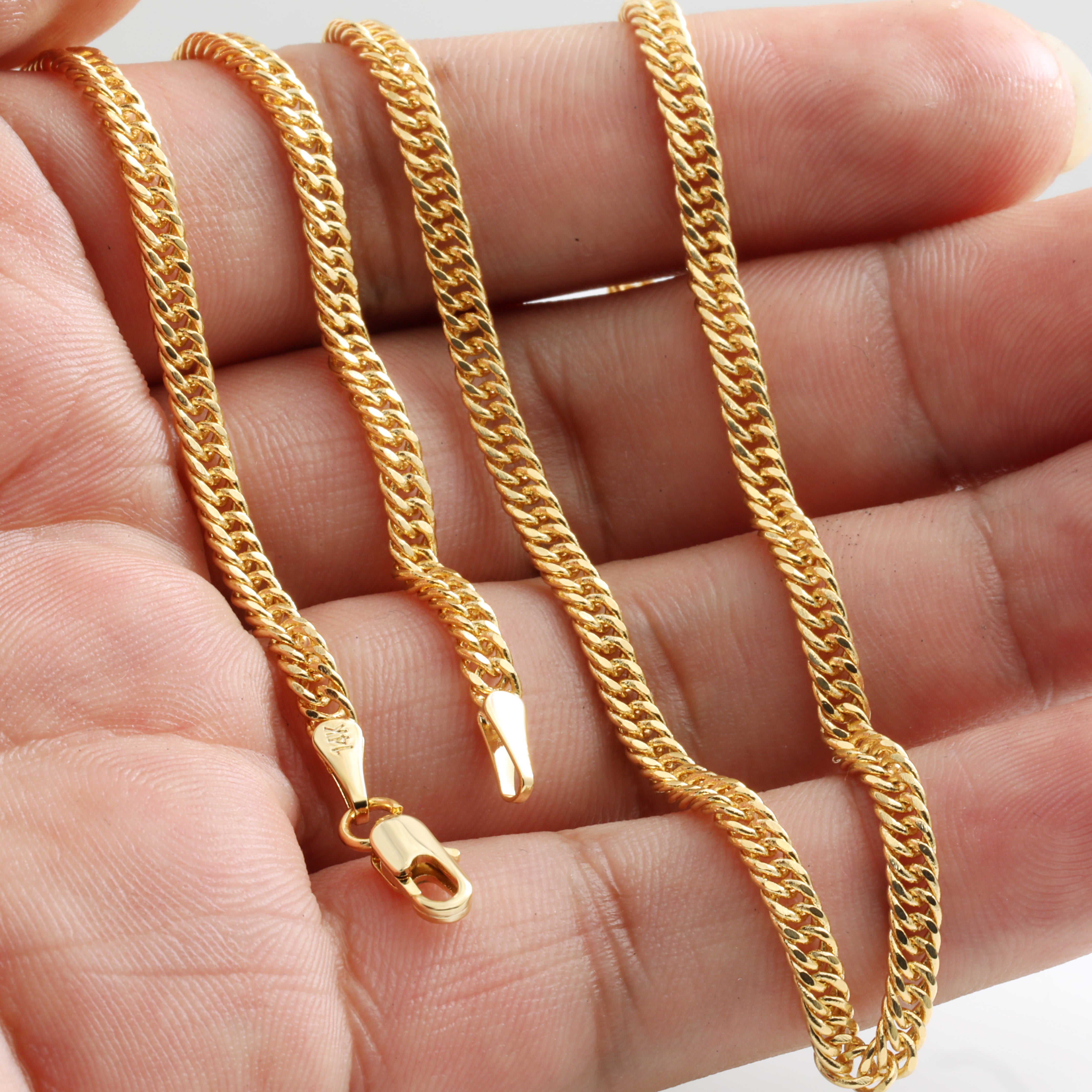 30" Cascade Cuban Chain Necklace