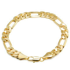 9MM / 9” Figaro Bracelet – Medium Fit-Bold, clean, and timeless