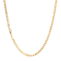 Cuban Link Choker Chain 18" Inches 3mm / 14K Gold Plated