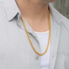 Gold Rope Chain 24" China