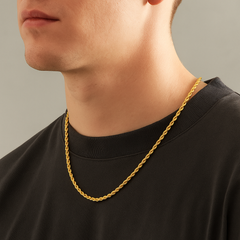 Gold Rope Chain 24" China